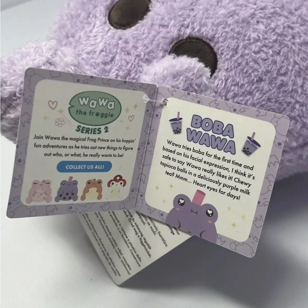 NWT #Plush Goals By Cuddle Barn Boba Wawa The Magical‎ Frog Prince Series 2